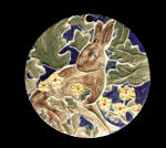William Morris Hare foret tapestry pendant