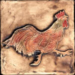 rooster running