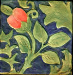 artichoke flower William Morris Wallpaper