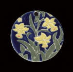 daffodil pendant midnight blue